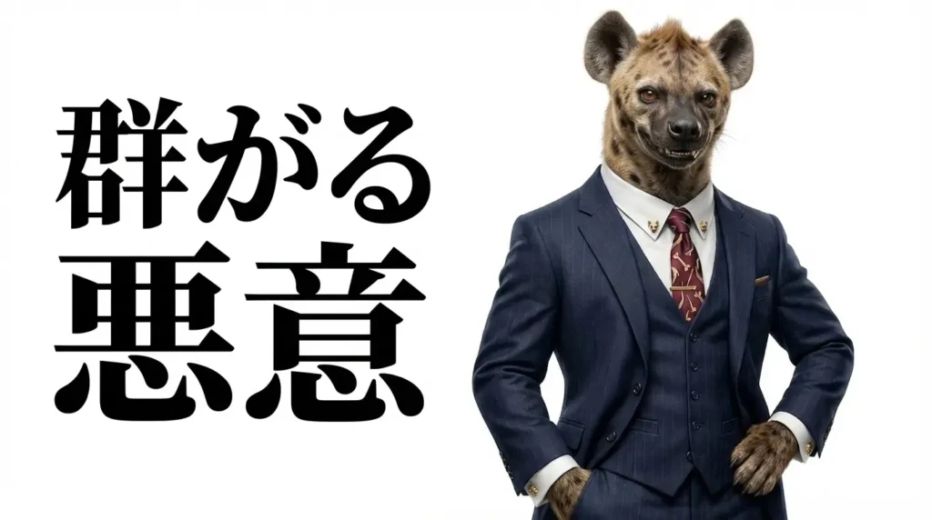 群がる悪意
