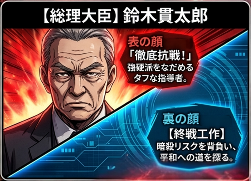 表では徹底抗戦、裏では終戦工作を進めた鈴木貫太郎