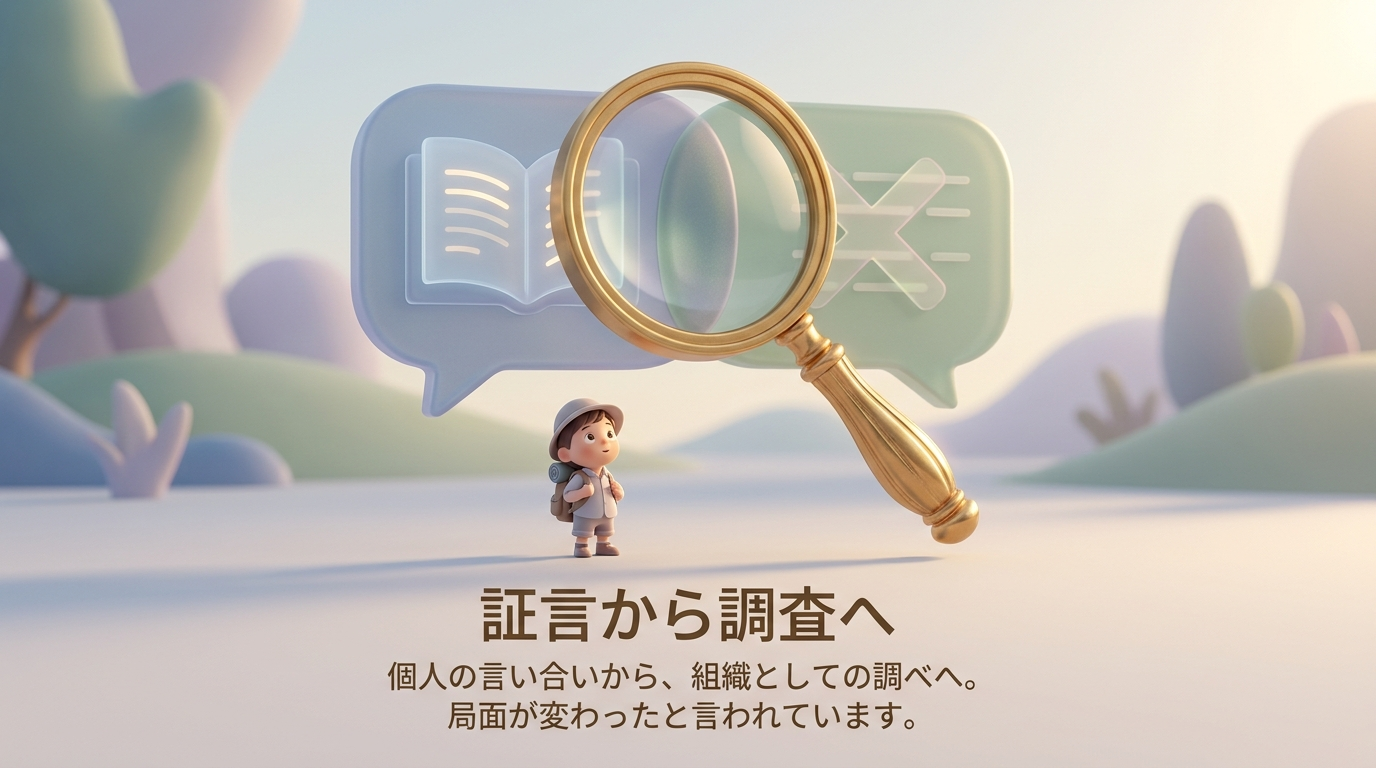 福岡県議会の第三者委員会 ― 証言と否定の段階から、組織としての調査へ。