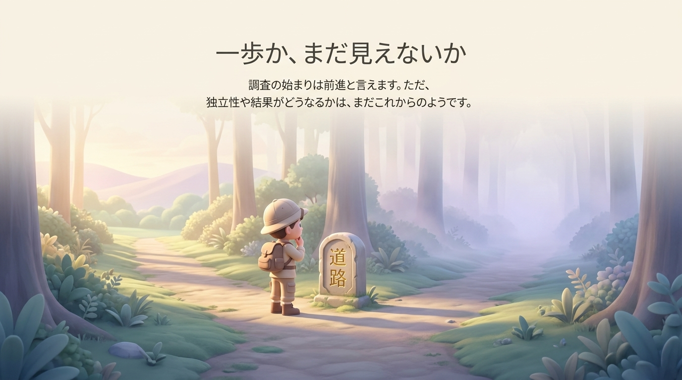 第三者委員会の設置は一歩だが、調査の独立性や結果の扱いは、これから確認する段階にある。