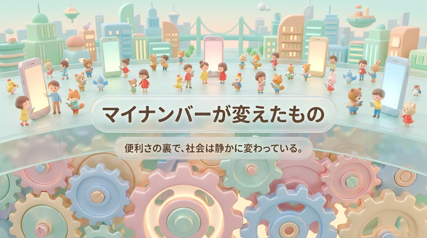 マイナンバーが変えたもの、便利さの裏で社会は静かに変わっているイメージ画像