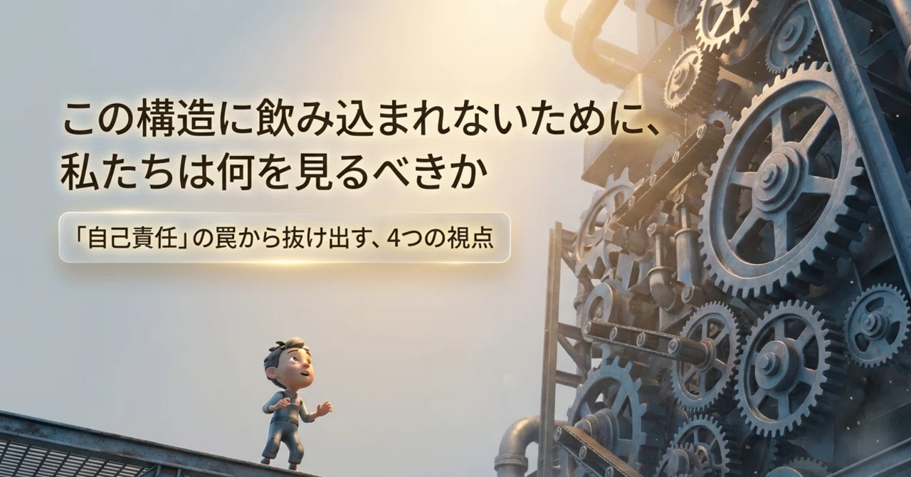 なぜ私たちはこんなに無力なのかを表現した画像